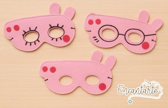 Máscaras Família Pig