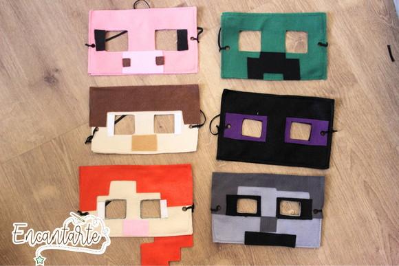 Máscaras Minecraft