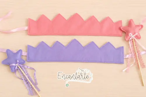 Kit Princesa (coroa+ capa em tule+varinha)