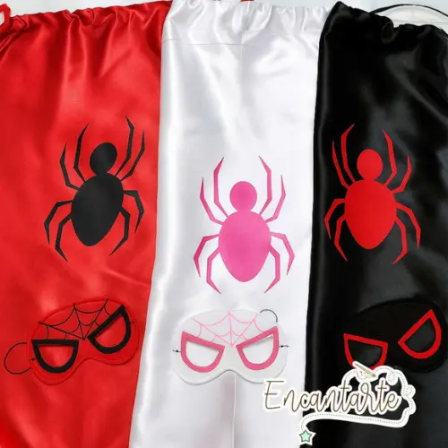 Kit Spider Man (capa + Máscara)
