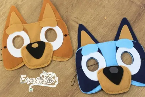 Máscara Bluey e Bingo [valor Unitário]