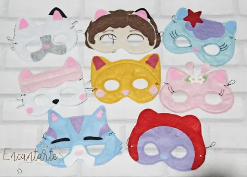 Máscaras a Casa Mágica da Gabby