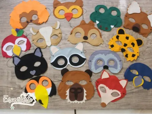 Máscaras Animais Fauna Brasileira