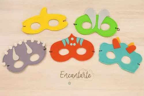 Máscaras Dinossauros