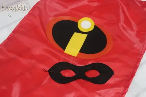 Kit Capa e Máscara os Incríveis