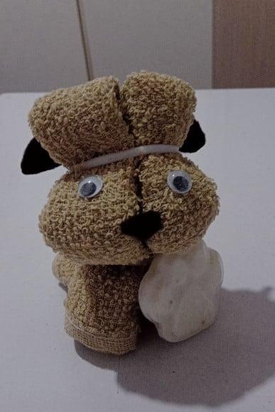 Cachorrinho de Toalha Aromatizado