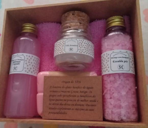 Caixa Presente Spa Doce Médio