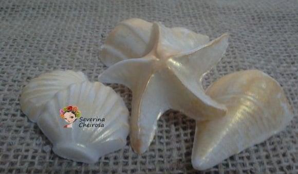 Conchas e Estrelas Douradas (sortidas)