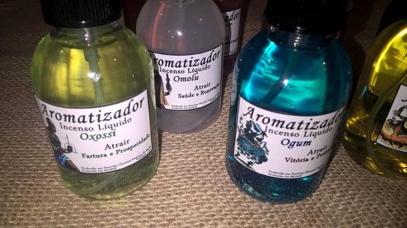 Incenso Líquido - Orixás ou Bons Fluidos - 120 mls
