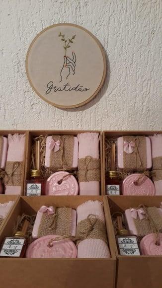 Kit Padrinhos Rustico Luxo