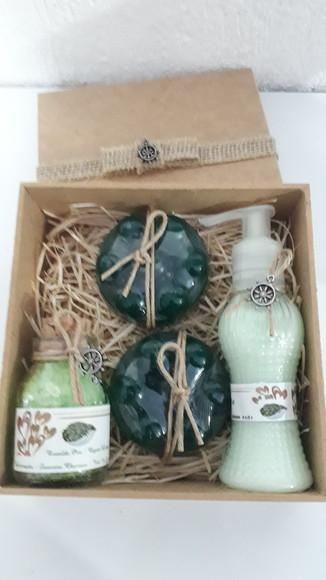 Kit Spa Rustico - Ervas e Flores - Capim Limão