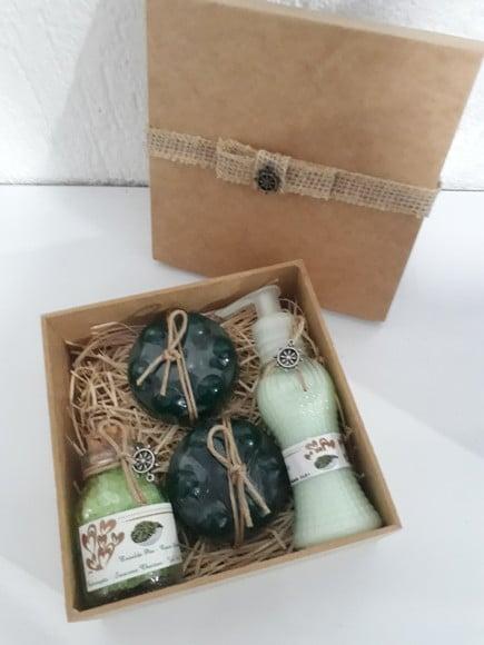 Kit Spa Rustico - Ervas e Flores - Capim Limão