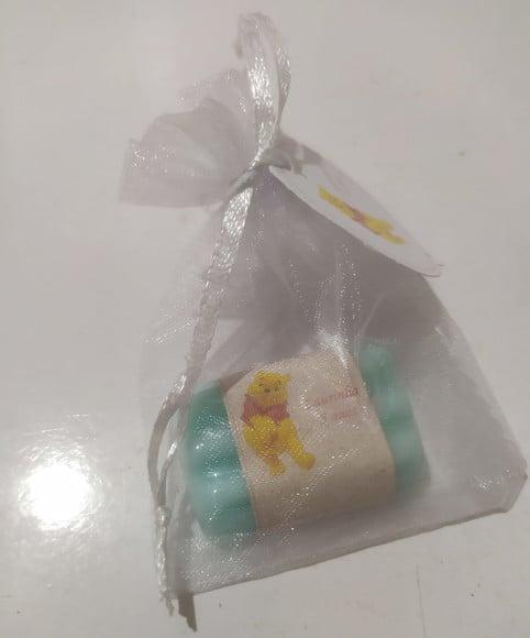 Mini Sabonete - Aniversário - Organza e Tag