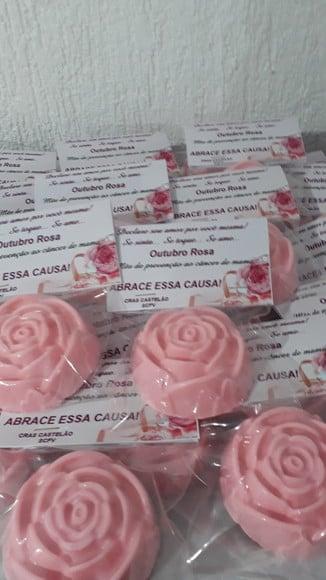 Outubro Rosa - Natal - Personalizado Lapela