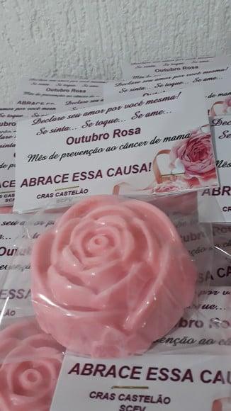 Outubro Rosa - Natal - Personalizado Lapela
