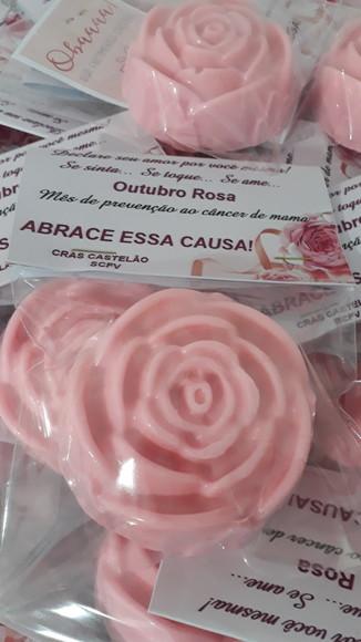 Outubro Rosa - Natal - Personalizado Lapela
