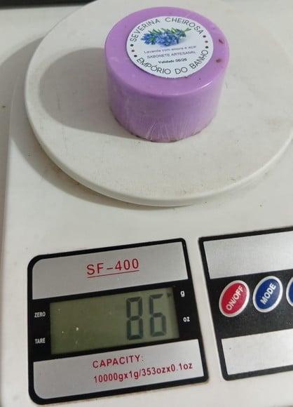 Sabonete Artesanal Redondo Vegano Amora e Açaí