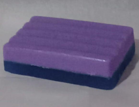 Sabonete Duas Cores -lavanda e Alga Marinha