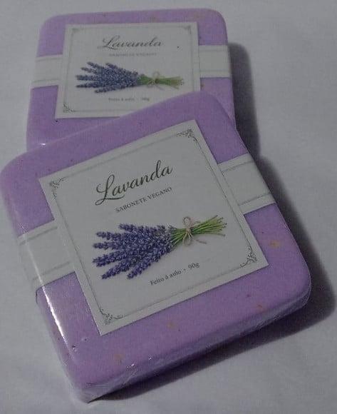 Sabonete Vegano - Caixa Individual - Lavanda