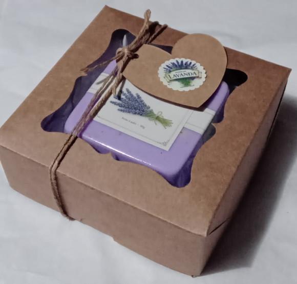 Sabonete Vegano - Caixa Individual - Lavanda
