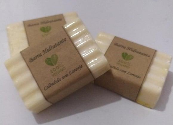 Sabonete Vegano de Calêndula com Laranja