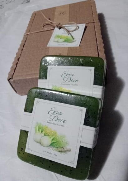 Sabonete Vegano Luxo - Erva Doce