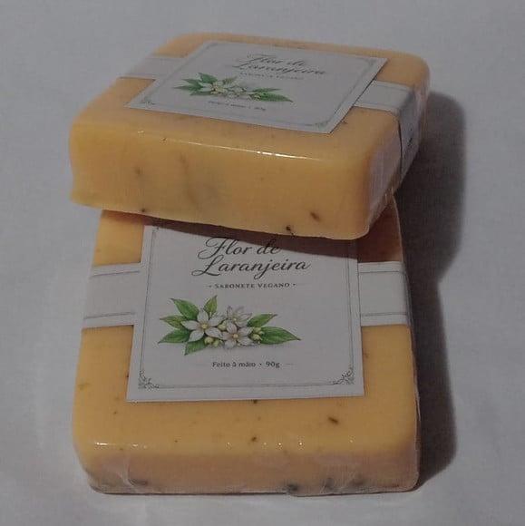 Sabonete Vegano Luxo - Flor de Laranjeira