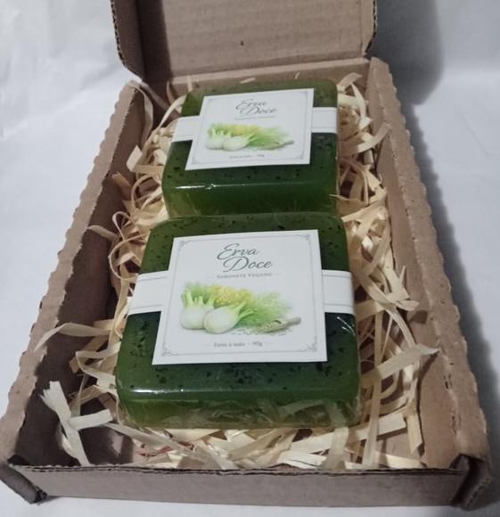 Sabonete Vegano Luxo - Erva Doce