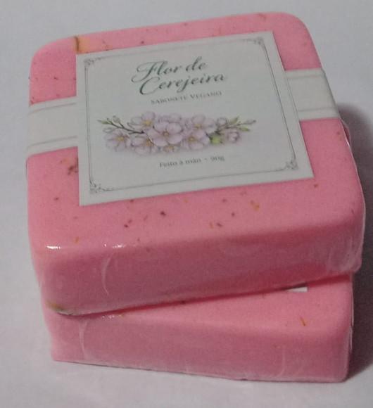 Sabonete Vegano Luxo - Flor de Cerejeira