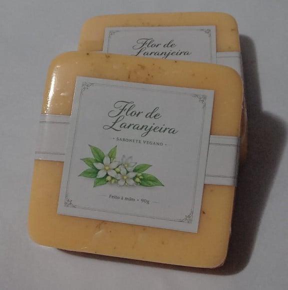 Sabonete Vegano Luxo - Flor de Laranjeira
