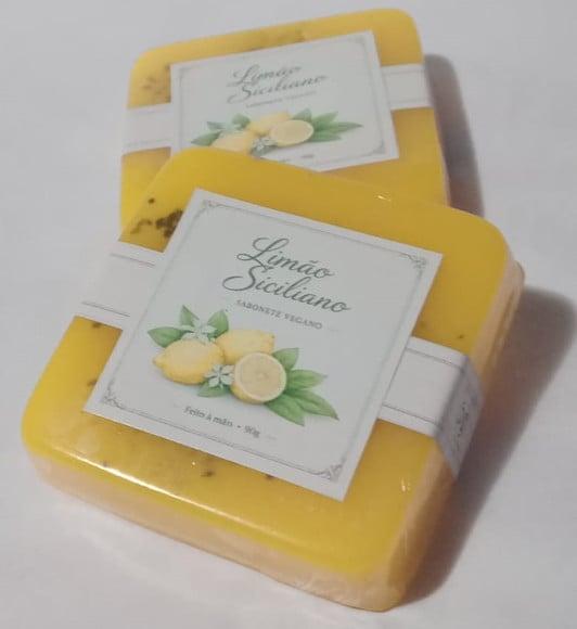 Sabonete Vegano Luxo - Limão Siciliano