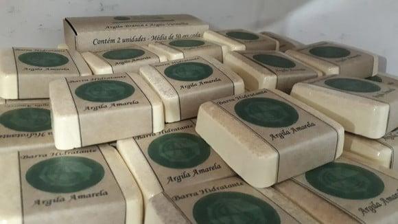 Sabonetes de Argila Grande Pura sem Misturas