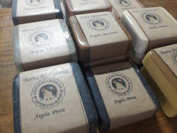 Sabonetes de Argila Grande Pura sem Misturas