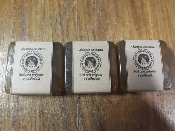 Shampoo em Barra - Calêndula com Mel e Própolis
