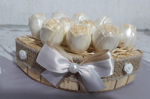Topiara de Sabonete- Bouquet com 11 Rosas