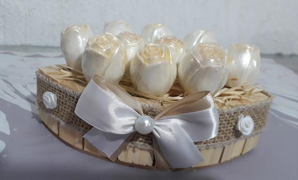 Topiara de Sabonete- Bouquet com 11 Rosas