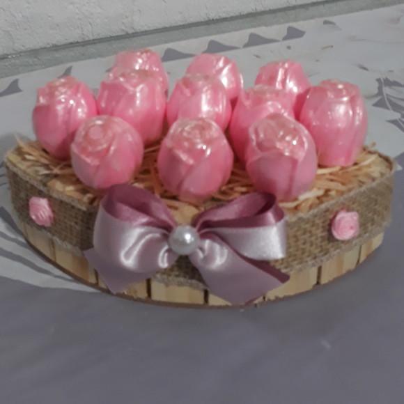 Topiara de Sabonete- Bouquet com 11 Rosas