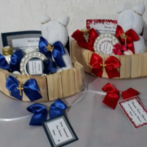 Batizado Luxo Ll Kit Padrinho Valor Por Unidade