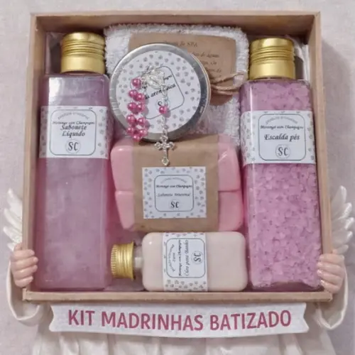 Caixa Presente Madrinhas - 1 Kit - Cores Diversas