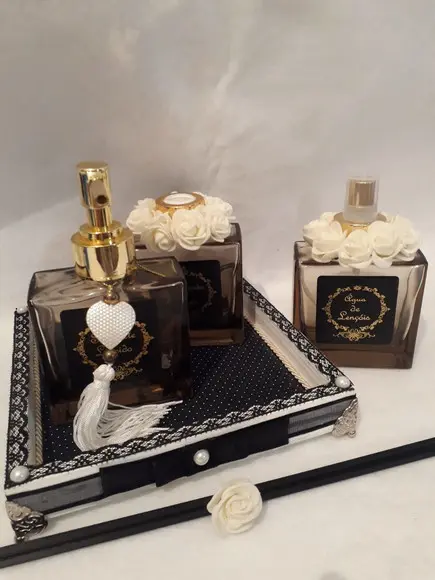 Conjunto Lavabo Luxo - Negro 3 Peças - Promoção
