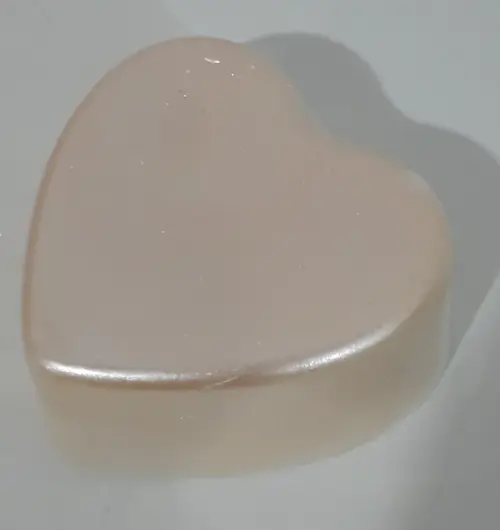 Coração Grande com Organza e TAG