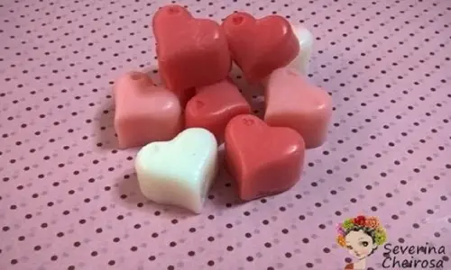 Corações de Sabonete