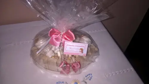 Eucaristia ou Crisma Presente Padrinhos e Convidados