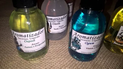 Incenso Líquido - Orixás ou Bons Fluidos - 120 mls