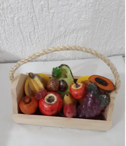 Kit Bandeja com Frutas Natal Sabonetes