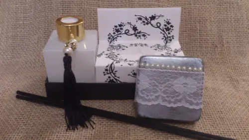 Kit Caixa Luxo Ii - Padrinhos - Batizado - Casamento