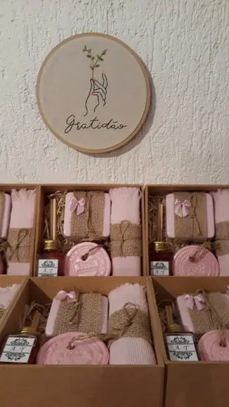 Kit Padrinhos Rustico Luxo