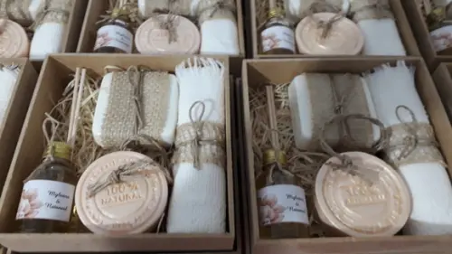 Kit Padrinhos Rustico Luxo