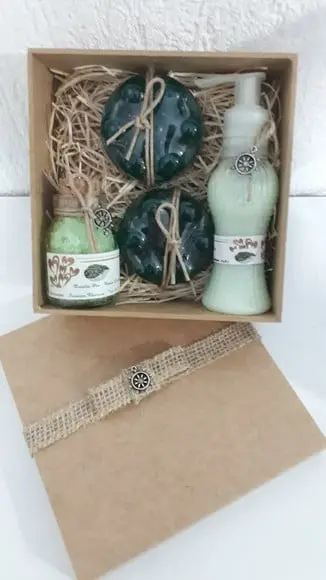 Kit Spa Rustico - Ervas e Flores - Capim Limão