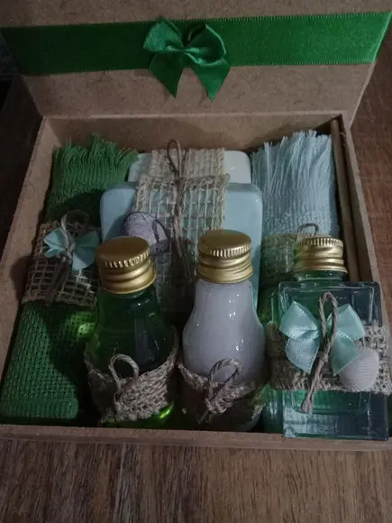 Kit Spa Poesia Q - Rústico - Dourado
